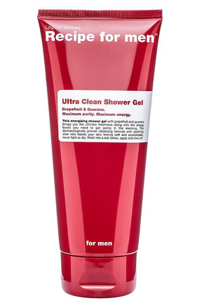 Recipe for Men douchegel Ultra Clean 200ml - Manandshaving - Recipe for Men