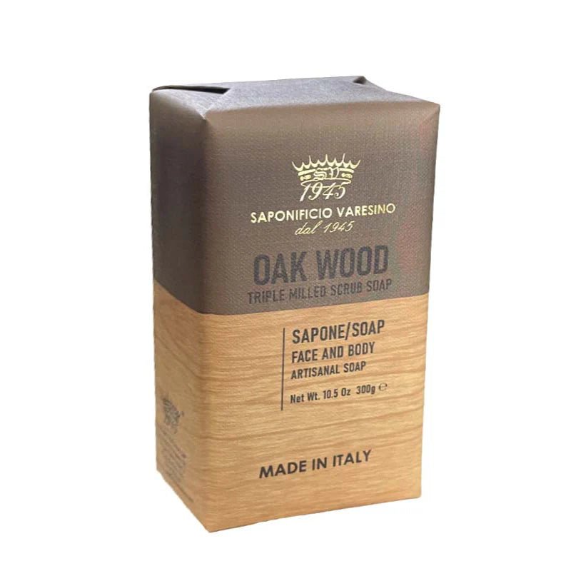 Saponificio Varesino ambachtelijke badzeep Oak Wood 300gr - Manandshaving - Saponificio Varesino