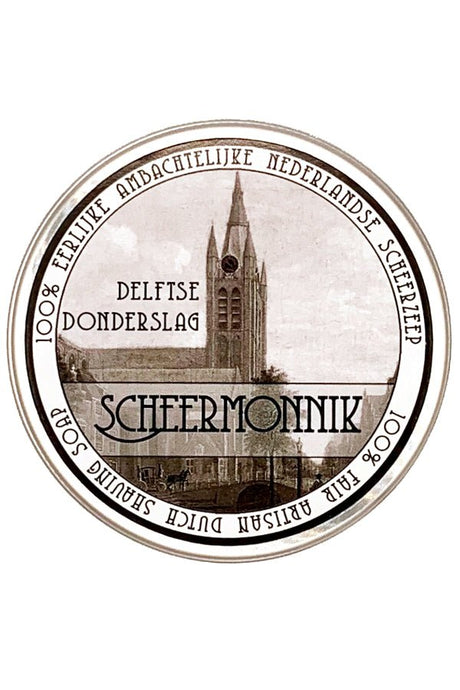 Scheermonnik scheercrème Delftse Donderslag 75gr - Manandshaving - Scheermonnik