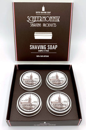 Scheermonnik scheercrème Probeerset 4 x 15gr - Manandshaving - Scheermonnik