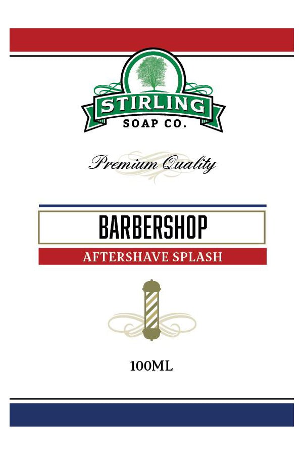 Stirling Soap Co. after shave Barbershop 100ml - Manandshaving - Stirling Soap Co.