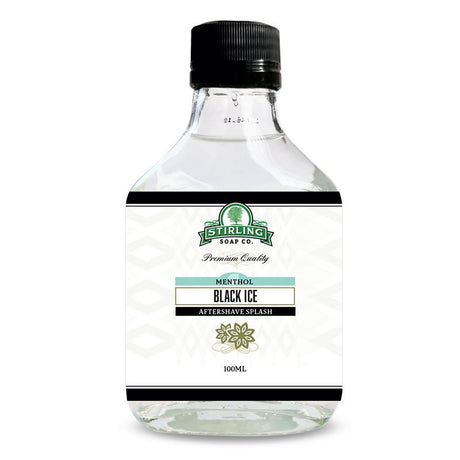 Stirling Soap Co. after shave Black Ice 100ml - Manandshaving - Stirling Soap Co.