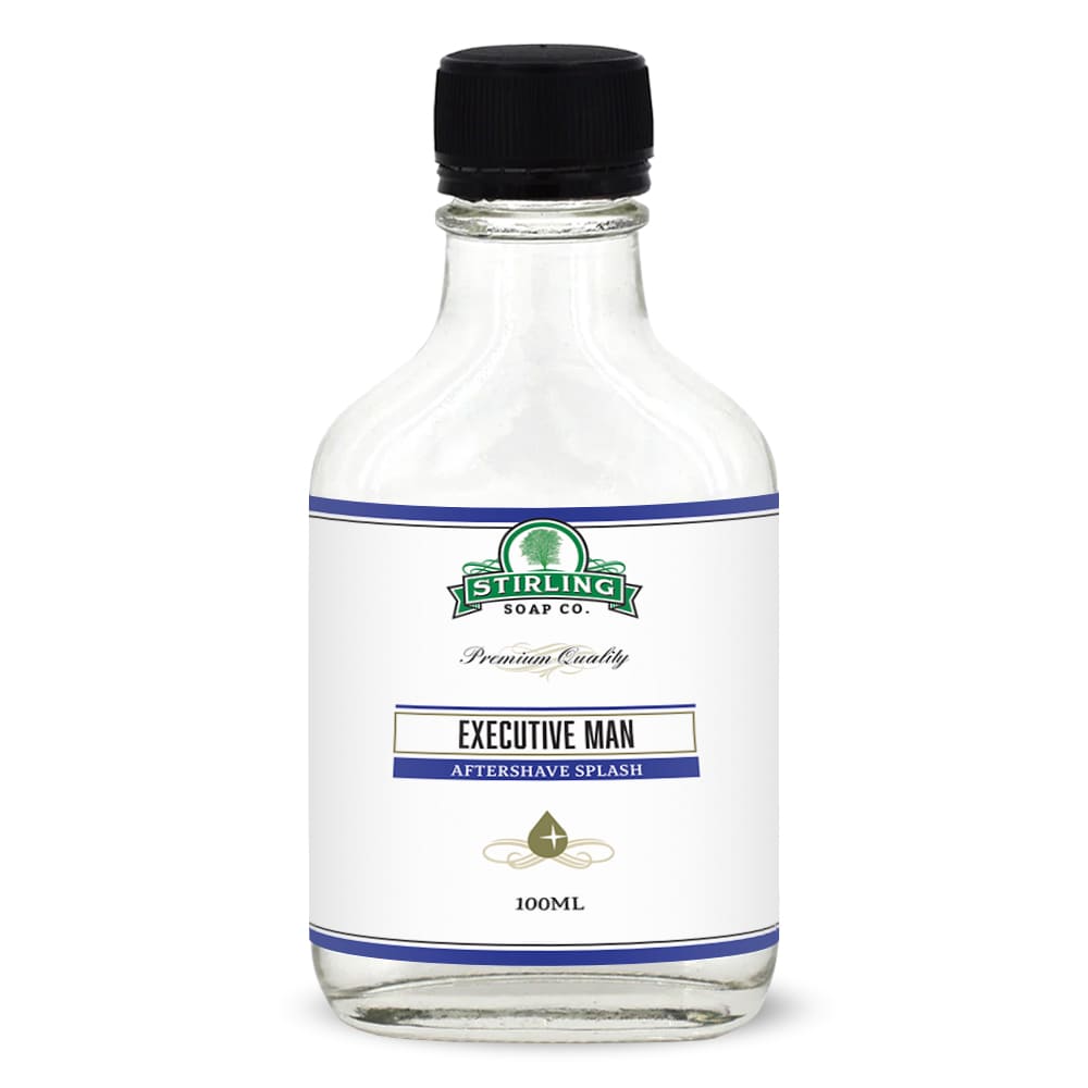 Stirling Soap Co. after shave Executive Man 100ml - Manandshaving - Stirling Soap Co.