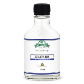 Stirling Soap Co. after shave Executive Man 100ml - Manandshaving - Stirling Soap Co.