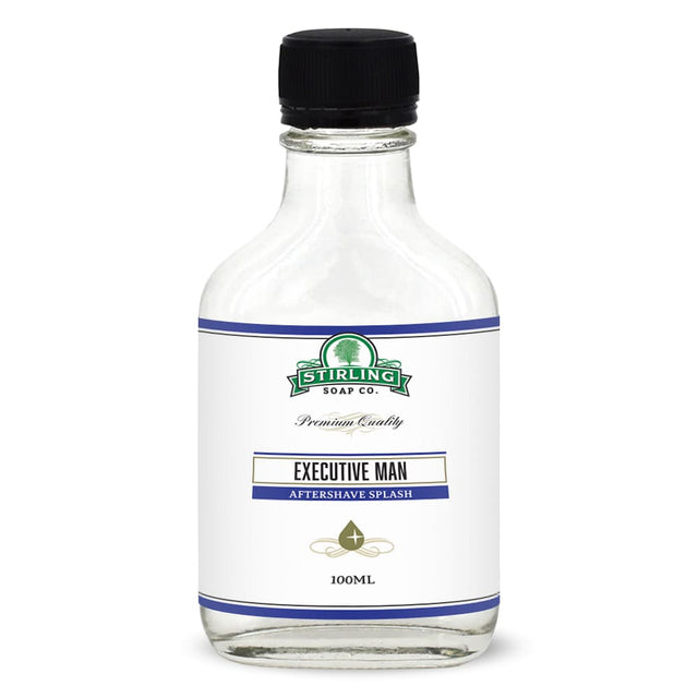 Stirling Soap Co. after shave Executive Man 100ml - Manandshaving - Stirling Soap Co.