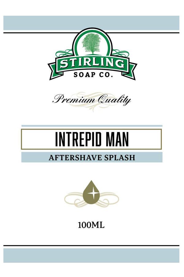 Stirling Soap Co. after shave Intrepid Man 100ml - Manandshaving - Stirling Soap Co.