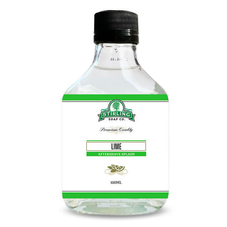 Stirling Soap Co. after shave Lime 100ml - Manandshaving - Stirling Soap Co.