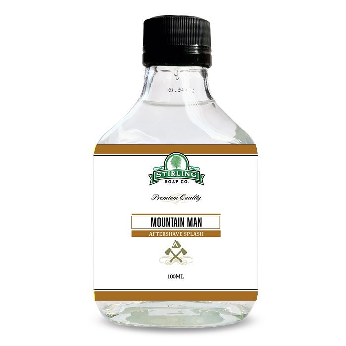 Stirling Soap Co. after shave Mountain Man 100ml - Manandshaving - Stirling Soap Co.