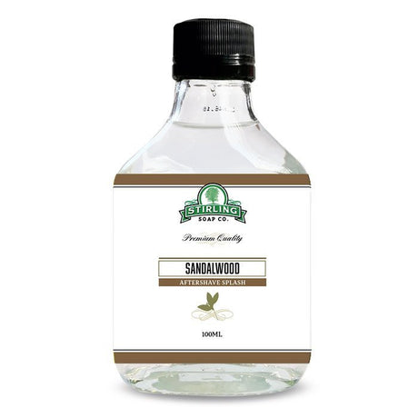 Stirling Soap Co. after shave Sandalwood 100ml - Manandshaving - Stirling Soap Co.