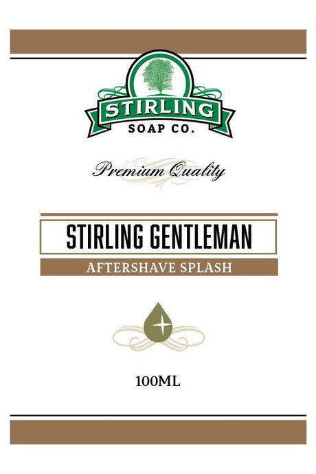 Stirling Soap Co. after shave Stirling Gentleman 100ml - Manandshaving - Stirling Soap Co.