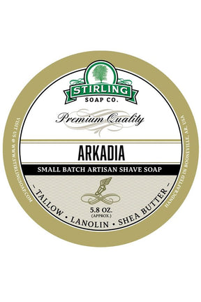 Stirling Soap Co. scheercrème Arkadia 165ml - Manandshaving - Stirling Soap Co.