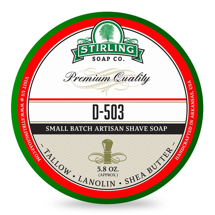 Stirling Soap Co. scheercrème D - 503 165ml - Manandshaving - Stirling Soap Co.