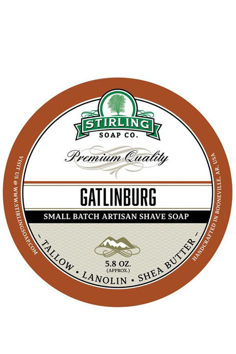 Stirling Soap Co. scheercrème Gatlinburg 165ml - Manandshaving - Stirling Soap Co.