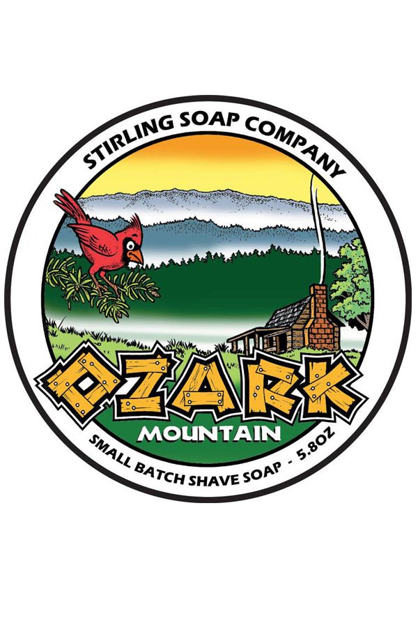 Stirling Soap Co. scheercrème Ozark Mountain 165ml - Manandshaving - Stirling Soap Co.