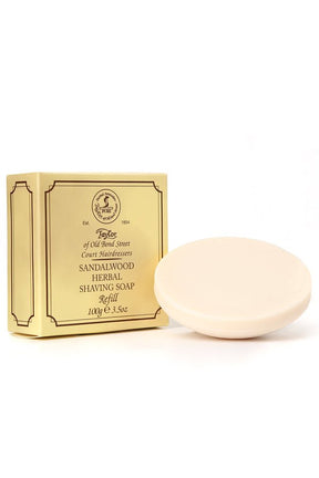 Taylor of Old Bond Str. scheerzeep sandelhout navulling 100gr - Manandshaving - Taylor of Old Bond Street
