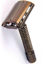 TIMOR double edge safety razor zwartchroom 80mm handvat - Manandshaving - TIMOR